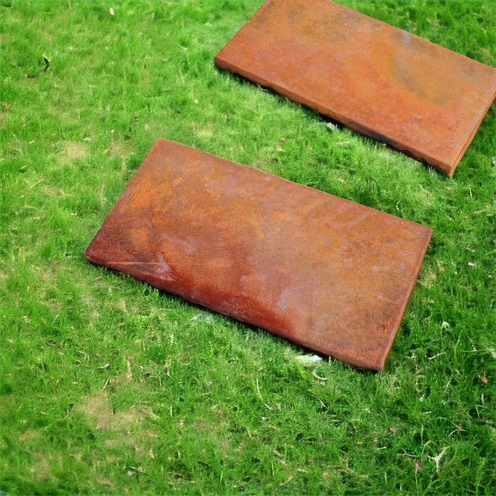 Corten rectangle steps