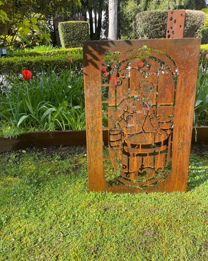 Corten privacy screen - cooper