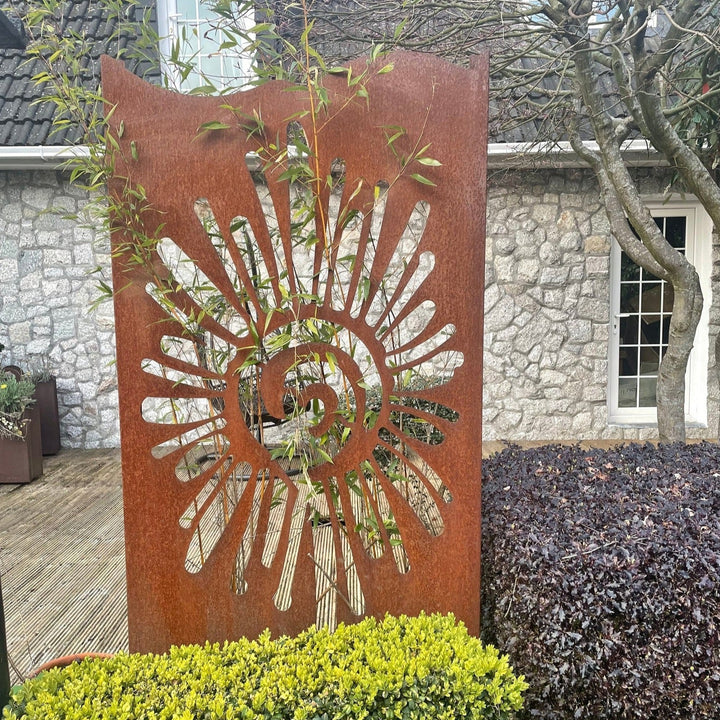 Corten privacy screen - buttercup